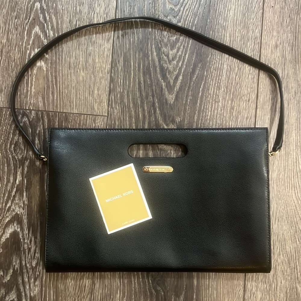 Michael Kors Tilda purse clutch handbag with removable strap